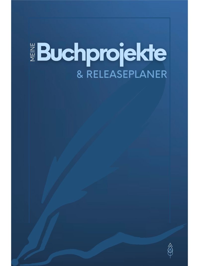 Meine Buchprojekte & Releaseplaner (blau)